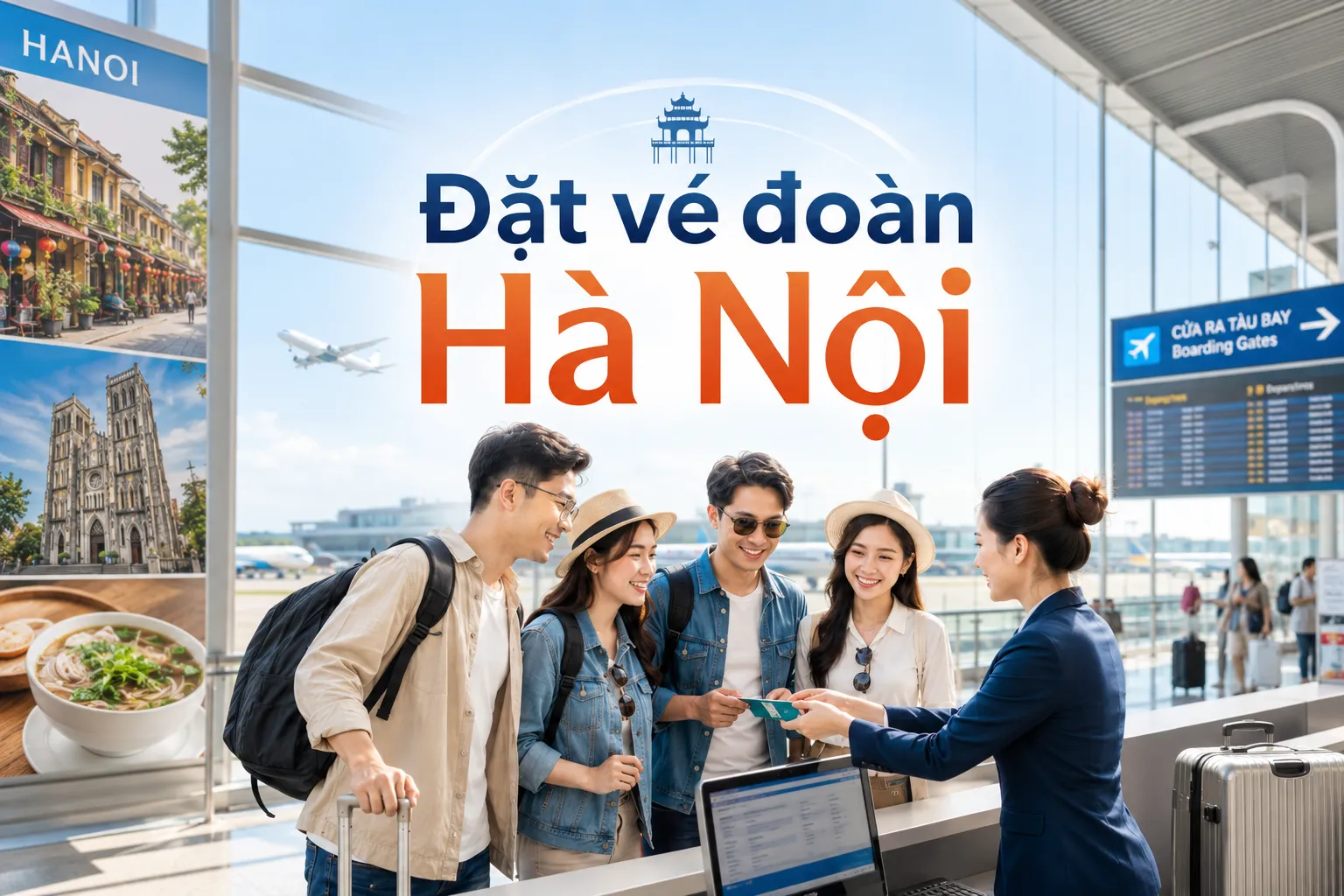 Đặt vé đoàn Hà Nội tiết kiệm cho nhóm từ 10 người trở lên
